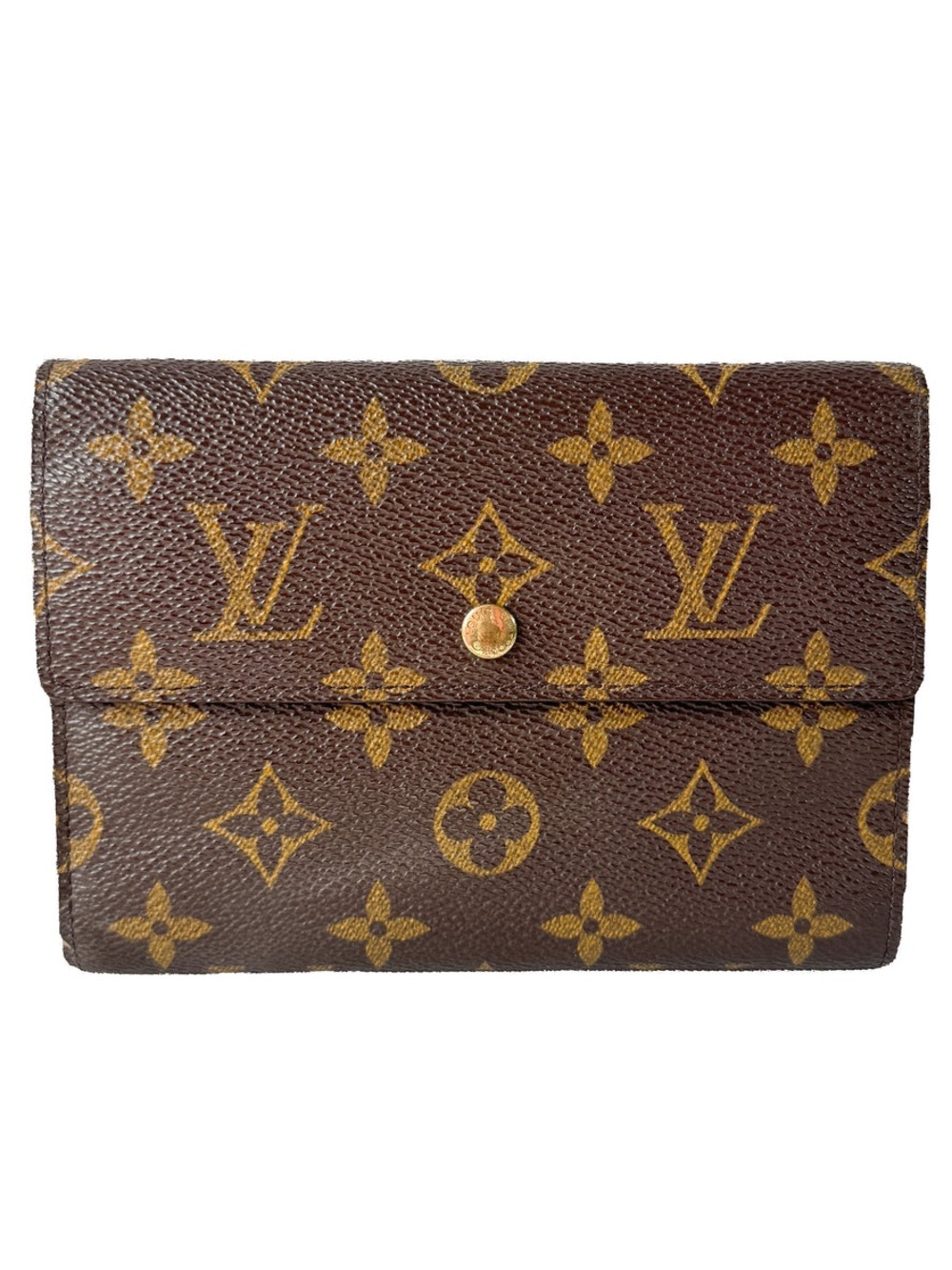Louis Vuitton Porte Tresor Etui Papier International Monogram Trifold Wallet
